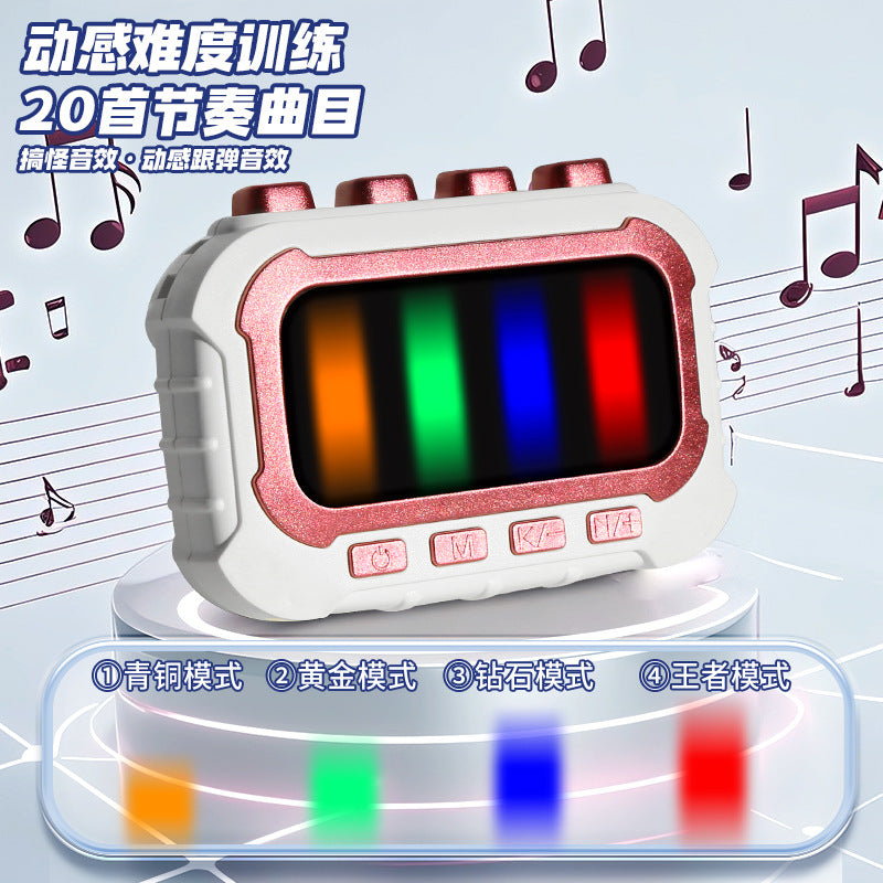 Children's Handheld Game Console, Fingertip Rhythm, Hand Speed ​​Training, Concentration and Decompression Artifact, Rhythm…