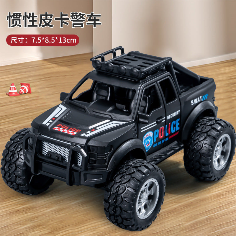 Children's Car Toys Inertia Drop Resistant Transparent Gear Light Toys Car Model Night Market Stall Wholesale Gifts…