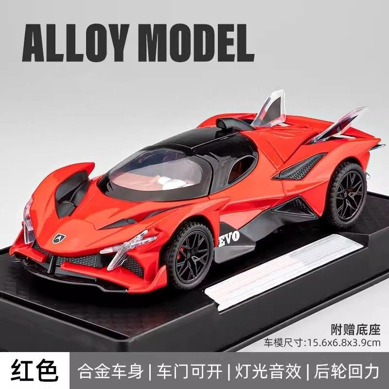 1:32 Supercar Lp780 Alloy Car Model Simulation Sports Car Racing Car Boys' Children's Toy Collectible Display Piece…