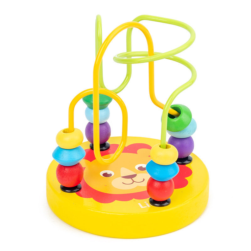 Early Education Benefit Intelligence Building Blocks Infant Children's Wooden Toys Wound Beads Xylophone Preschool…