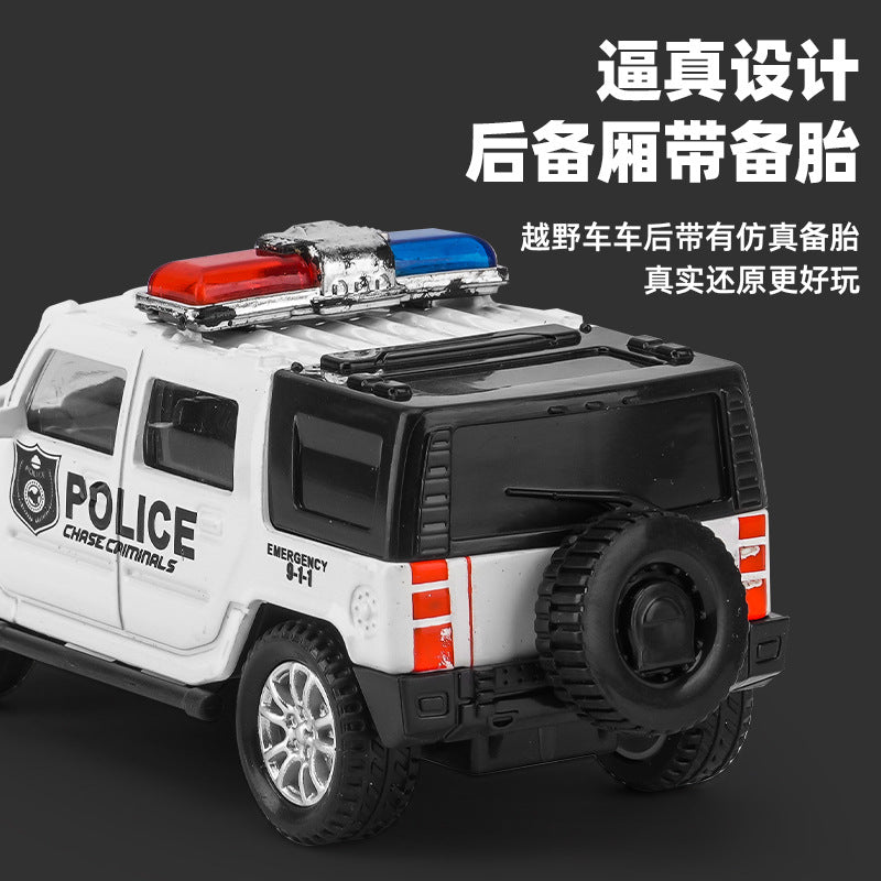 Internet Celebrity Kidsren's Toy Car Model Boy Baby Educational Toy Artificial Alloy Pull-Back Off-Road Vehicle Stall Toy…