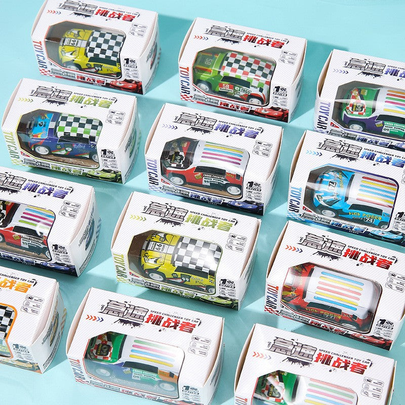 Tin Pull-Back Car Toy Boxed Tin Car Boy Kidsren's Educational Small Gift Kindergarten Whole Class Gift - image 3