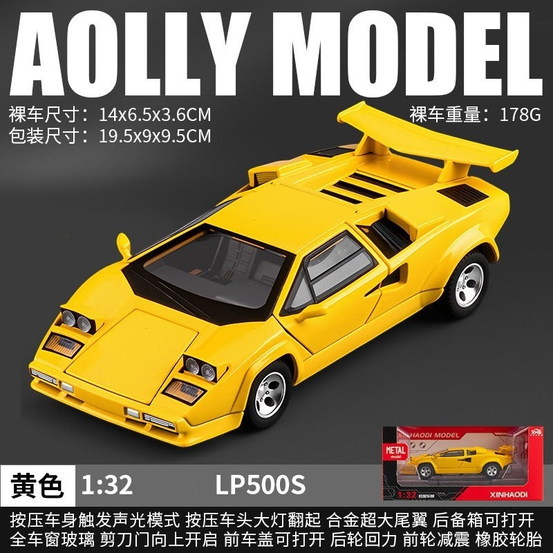 1:32 Supercar Lp780 Alloy Car Model Simulation Sports Car Racing Car Boys' Children's Toy Collectible Display Piece…
