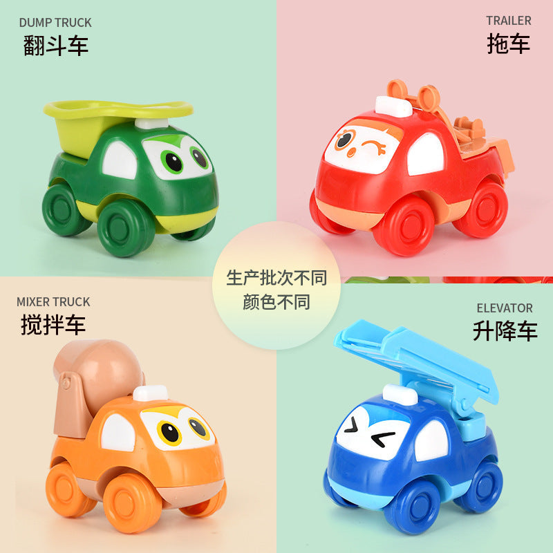 Children's Push Car Ambulance Police Car Toy Boys' Construction Vehicle Inertia Car Popular Street Stall Product Chenghai…