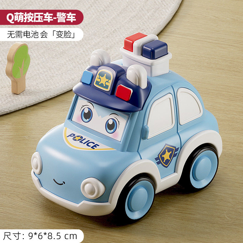 Children's Push Car Ambulance Police Car Toy Boys' Construction Vehicle Inertia Car Popular Street Stall Product Chenghai…