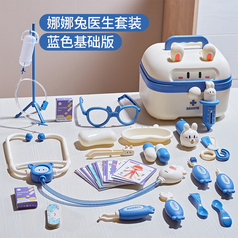Children's Doctor Toy Hospital Hanging Bottle Infusion Needle Stethoscope Syringe Kindergarten Boys and Girls Injection…