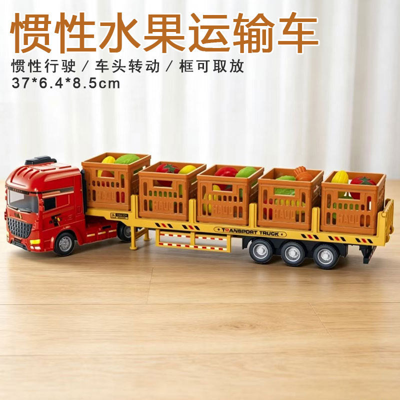 Cross-border oversized crane retractable long boom boy engineering vehicle model adjustable crane crane toy - 大号果…