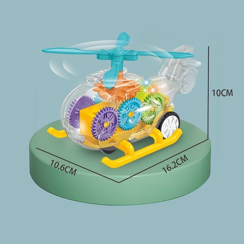 Children's Car Toys Inertia Drop Resistant Transparent Gear Light Toys Car Model Night Market Stall Wholesale Gifts…