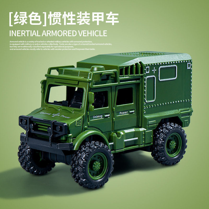 Toy Car Kidsren's Cartoon Mini Convertible Car Artificial Plastic Mini Car Model Boy Girl Car - [green] 899-45 armored…