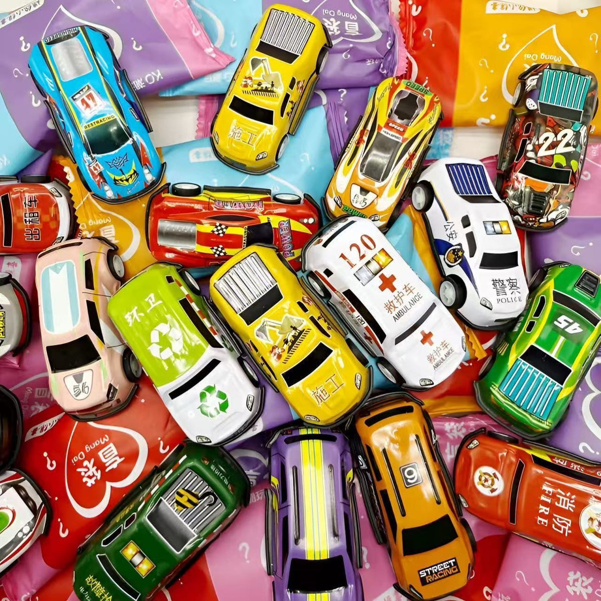 Alloy car metal back force car children boy wholesale toy car tin car generation car model simulation - image 2
