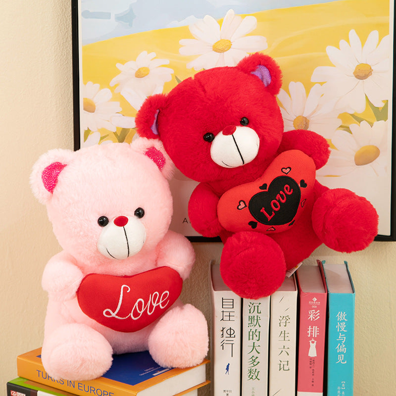 Foreign trade colorful hug bear plush teddy bear doll cute bear doll pillow children's gift wholesale - image 3