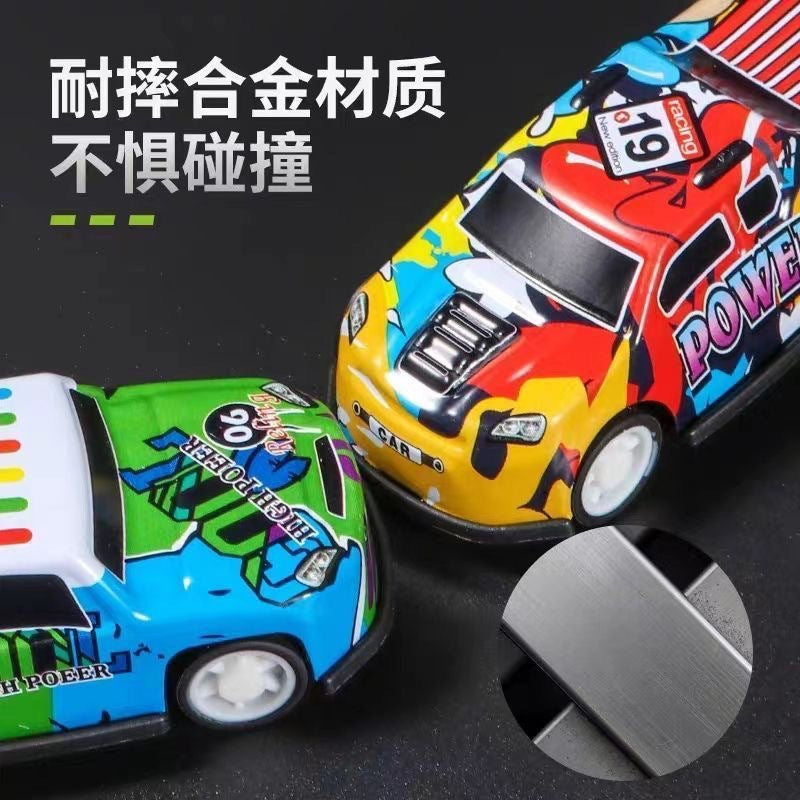 Alloy Pull-Back Metal Inertia Mini Car Children's Toy for Boys, Small Gift for Kindergarten Kids, Wholesale - image 3