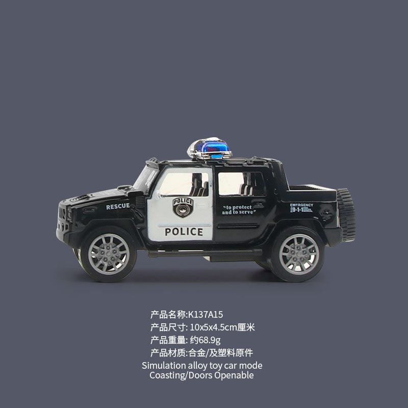 Internet Celebrity Kidsren's Toy Car Model Boy Baby Educational Toy Artificial Alloy Pull-Back Off-Road Vehicle Stall Toy…