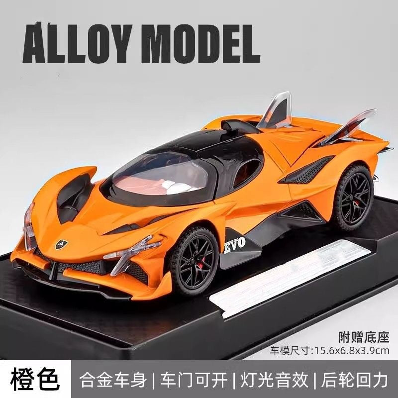 1:32 Supercar Lp780 Alloy Car Model Simulation Sports Car Racing Car Boys' Children's Toy Collectible Display Piece…