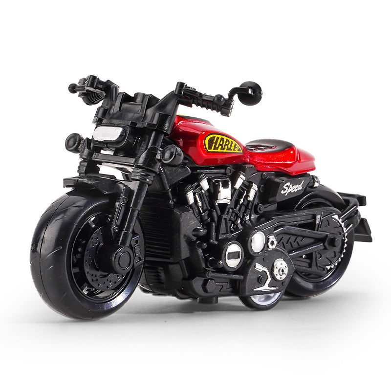 Cross-border generation children's toy boy baby simulation alloy motorcycle ornaments key chain model toy car - {red…
