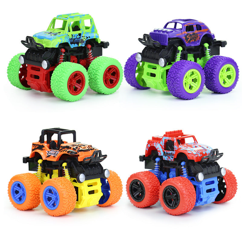 Children's Toys Wholesale Boy Toy Car Boxed Interactive Inertia Off-Road Car Street Stall Cheap Small Toys - image 4