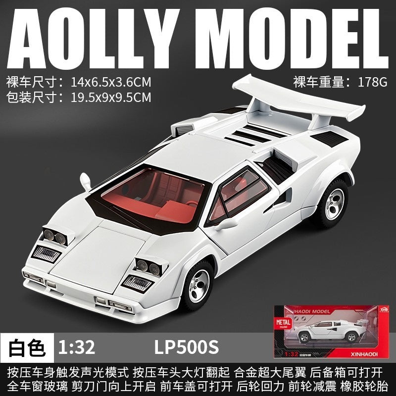 1:32 Supercar Lp780 Alloy Car Model Simulation Sports Car Racing Car Boys' Children's Toy Collectible Display Piece…