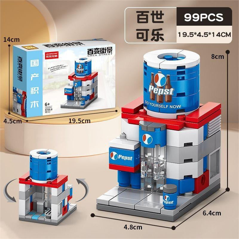 Back-To-School Gift: Building Blocks for Assembling Various Street Scenes, Small Reward Gifts for Elementary School…