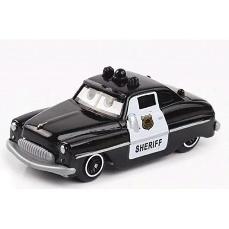 Cross-border exquisite set of alloy Thomas & Friends mini alloy pull-back inertia toy cars wholesale - [Police Chief] Naked