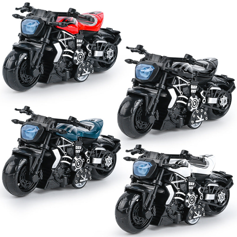 Alloy Motorcycle Model Ornaments Motorcycle Toys Cake Baking Decoration Ornaments Simulation Racing Boy Toy Car