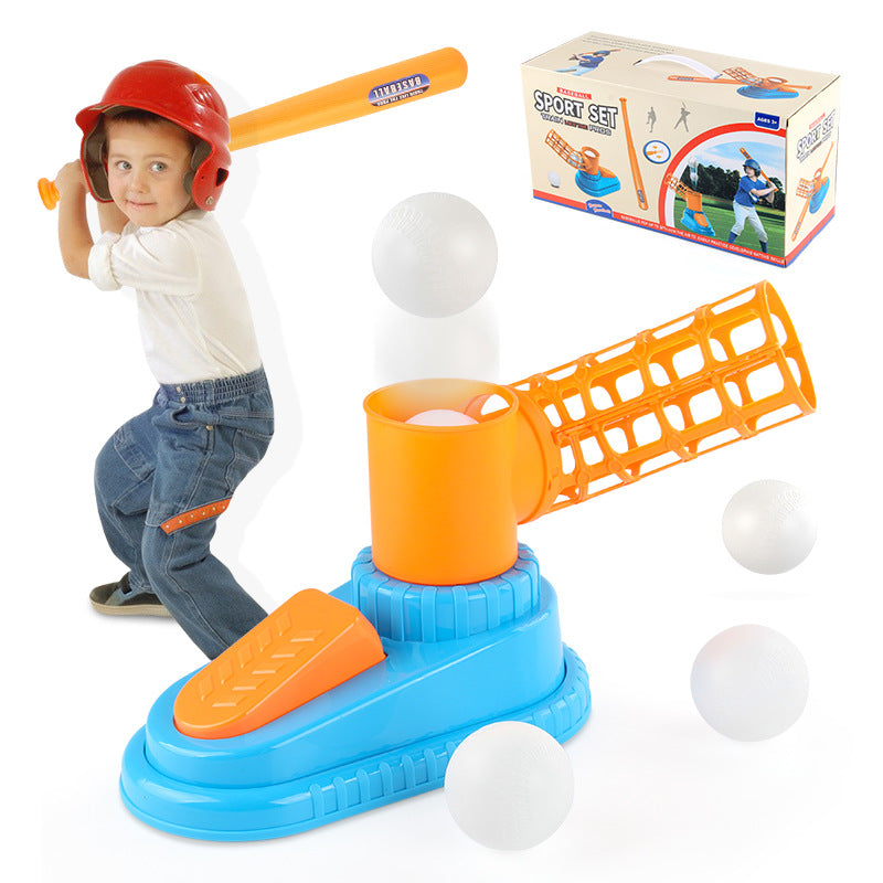 Cross Border Outdoor Sports Toy One Button Launcher Baseball Launcher Three-in-One Baseball Trainer Sports Toy - image 3