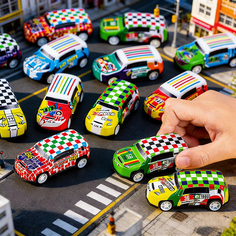 Alloy Toy Car Children's Pull-Back Car Toy Car Simulation Model Boy Gift Kindergarten Prize Small Gift - Tinplate pull-back…
