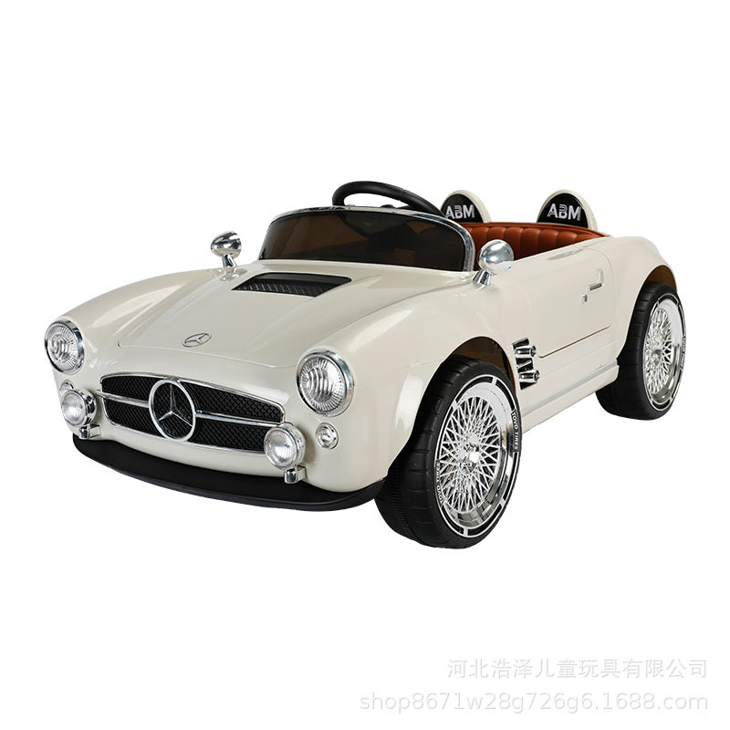 Children's Electric Four-Wheel Car, Toddler Remote Control Car, Baby Toy Car, Children's Classic Car, Rechargeable and Can…