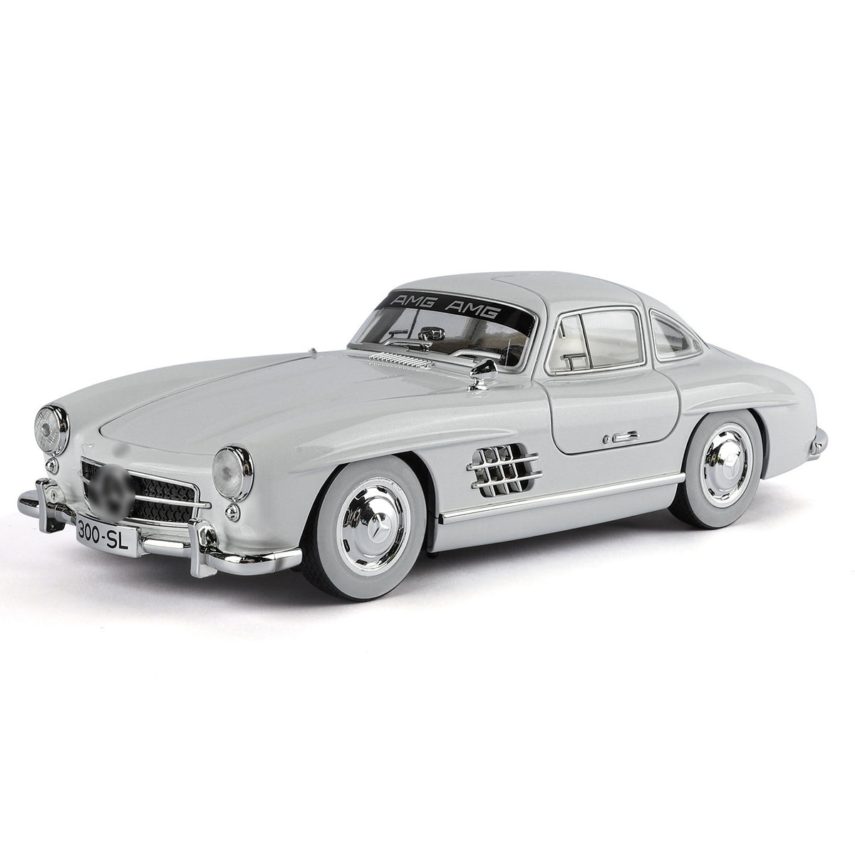 1:18 Big Benz 300Sl Alloy Car Model Sound and Light Sound Effects High-End Restaurant Retro Atmosphere Decoration Props…