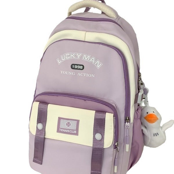 Special-interest Design Large Capacity Class Tutorial Play Backpack Good-looking All-match Backpack