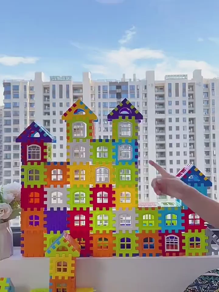 Cross-Border Children's Building Blocks Large Particle Cube Assembly Toys for 3-6 Year Old Boys and Girls Educational Model Puzzles video 1