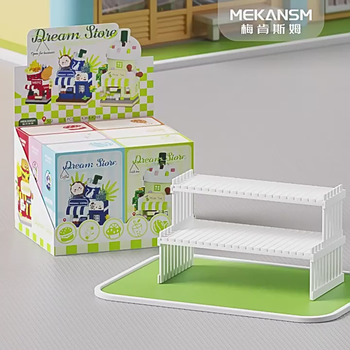 Compatible with Le Dream Store Micro-Particle Building Blocks, Street Scene Ornaments, Children's Educational DIY Toys ​ Assembling High-Quality Toy Gifts video 1