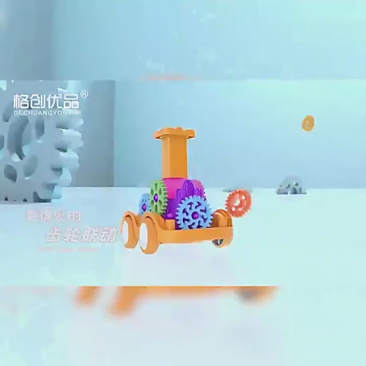 Push-And-Go Gear Car Toy, Inertia Small Car, Transparent Bus Car, Children's Educational Toy, Children's Day Gift video 2