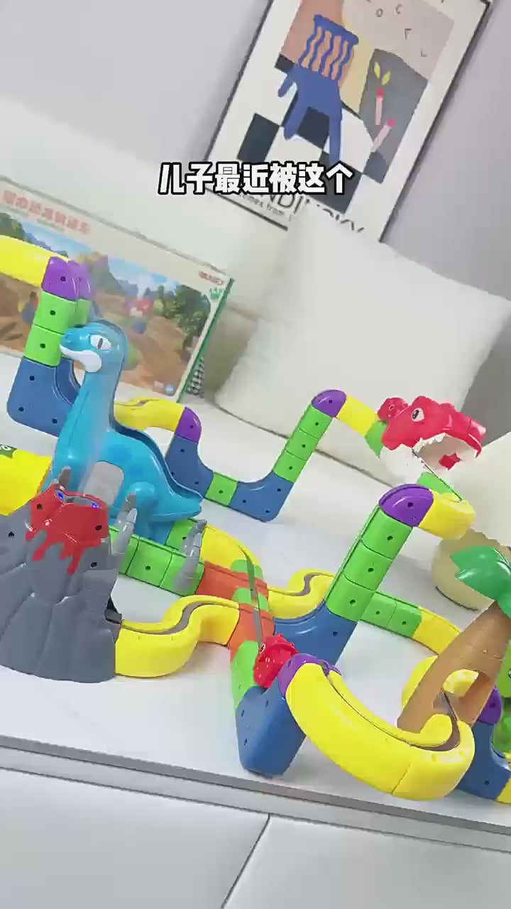 Cross-border Versatile Magnetic Track Car Children's Educational Toy Building Blocks Anti-Gravity Magnetic Suspension Train Track Toy video 2