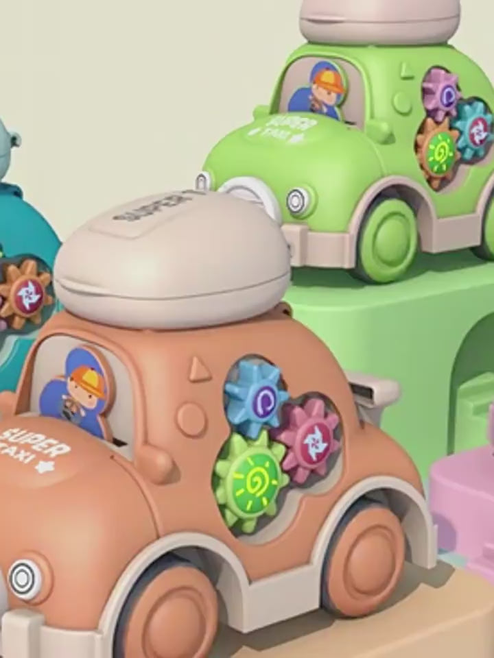 High quality inertia gear storage car with tremolo ABS thickened anti-fall maternal and infant store best selling children's toy car video 1